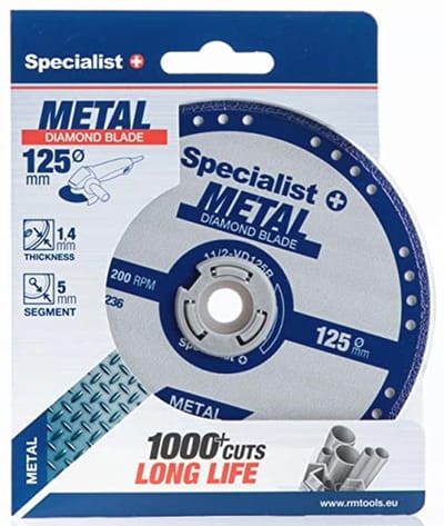 Diamant Doorslijpschijf 125mm - Voor Metaal, Aluminium en Staal