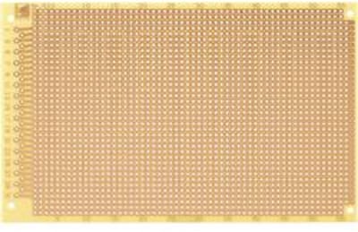 Rademacher WR-Typ 922 Experimenteer printplaat Hardpapier (l x b) 16 cm x 10 cm 35 µm Rastermaat 2.54 mm Inhoud 1 stuk(