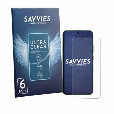 Savvies - Screenprotector voor Oppo F33 - Folie Beschermfolie transparant 6 Stuks