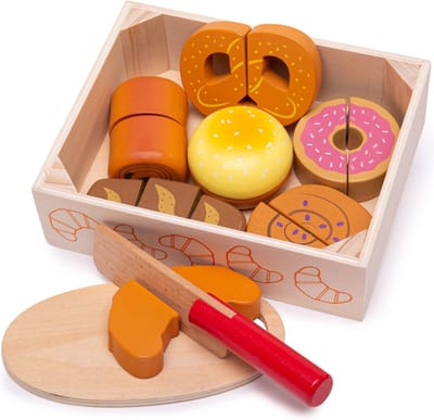 Bigjigs Wooden Box with Sliced ??Bread 17pcs.