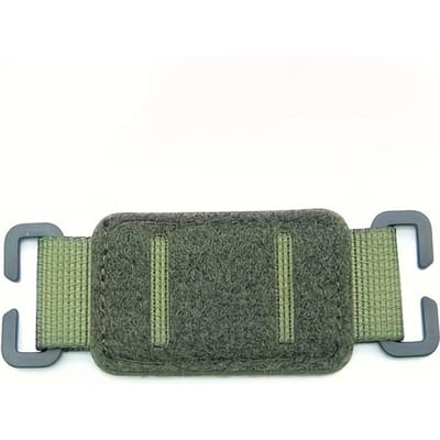 Patchs auto-agrippants Nylon Robuste avec Œillets Métalliques, Noir/Vert/Jaune, Universel pour Équipement, Gilets, Gilets & Patchs de Moral