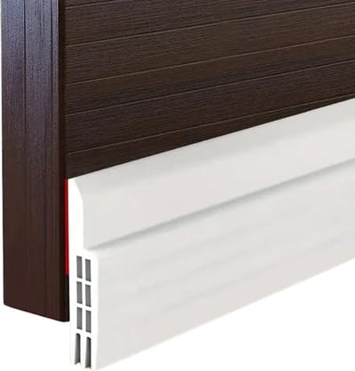 Nivard Tochtstrip - Tochthond - Windstopper - Deurborstel - Tochtband - Tochtstopper - Tochtkussen - Kussen Voor Deur - Draft Stopper - Wit