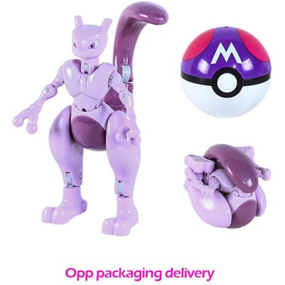 bal Pokemon misvormde figuur Pikachu Charizard Venusaur Blastoise Gyarados Solgaleo Lunala Actiefiguur pokébal poke kind Speelgoed