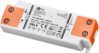 Pro LED Transformer 24 V (DC)/15 W 15 W
