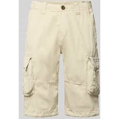 Bermuda's met klepzakken en logostitching
