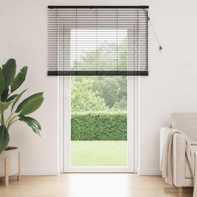 vidaXL - Venetiaanse - jaloezie - Zwart - 145 - x - 250 - cm - 35 - mm