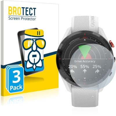 Screenprotector 3 Stuks voor Garmin Approach S62 Beschermglas transparant