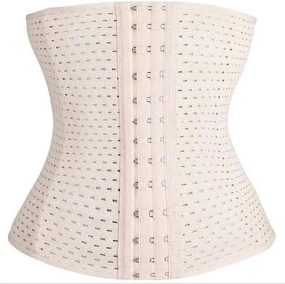 Saizi beige /Waist Trainer - L - Buik Korset Belt - Body Shaper Trimmer Corset Band - Shapewear