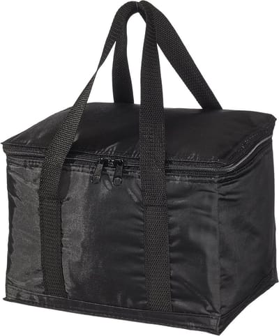 Koeltas - Isolatietas Picknicktas - Dranken Koel Houden - Ritssluiting Draaggreep - 6 blikjes 50 cl - Grijs
