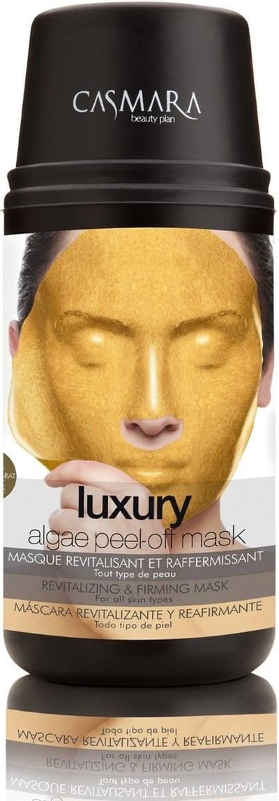 CASMARA LUXURY ALGAE PEEL-OFF MASK | Gold mask | Gezichtsmasker | Goud 24k | Gel met powder | 2 Mask + 1 Revitalizing and Firming Ampoule 4 ml