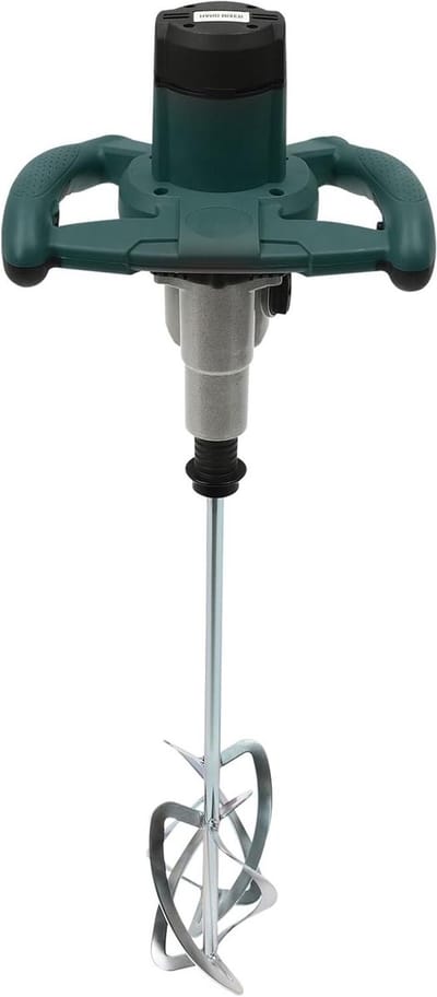 Roermachine - Handmixer Betonmixer - Materiaal Mengen - 6 Versnellingen - 1800 W - Groen