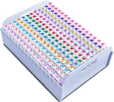 Alcohol Markers - Pennen Organizer - PVC - 204 Opbergvakken - Eenvoudig te Monteren - Voor Thuis, School en Kantoor