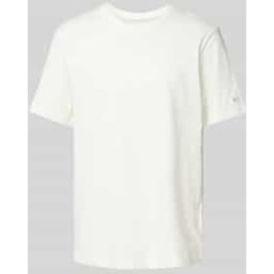 T-shirt met labelstitching