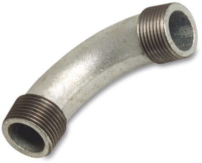 Tempergietfitting Bocht 90° 1/2 inch