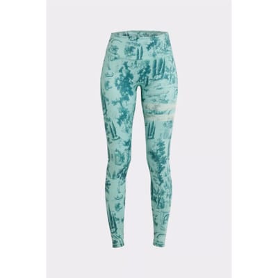 STRONGER - printed one legging - Lange trainingslegging dames - Groen