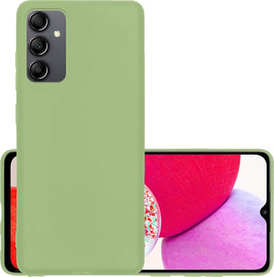 Hoesje - Geschikt voor Samsung Galaxy A14 - Sterk & Shockproof - Hoes Cover - Siliconen Case - Groen