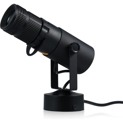 Projecteur à ouverture réglable 10 W LED Longueur de mise au point manuelle Faisceau d'angle réglable Barre lumineuse pour scène US Plug noir