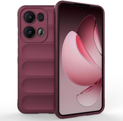 Coverup Hoesje - Geschikt voor OPPO Reno13 Pro 5G Hoesje - Coverup Hands-On Rugged Back Cover - Bordeaux