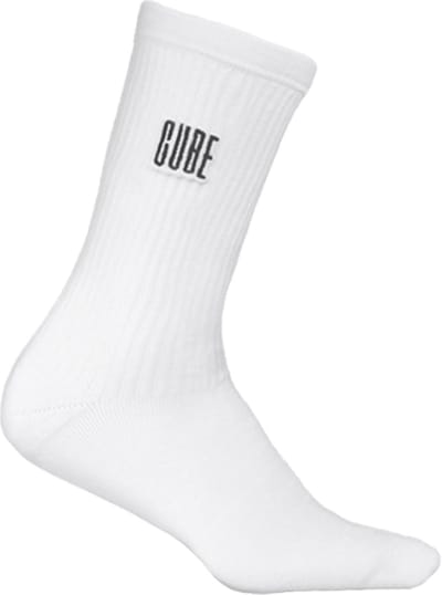 CUBE Fietssokken High Cut After Race lichtgewicht wit 36-39
