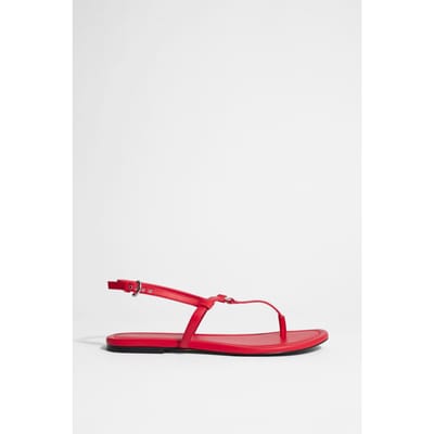 & Other Stories Dione Summer Flat Red Größe: 36 | Sandalen Outlet | Damen | Rot