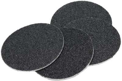 Dailygoods- Vervangingsschijf 60 Stuks - Schuurpapier 4,3 cm - Hygiënisch - Zelfklevend - Eeltverwijderaar - Geschikt voor Nagelstudio's