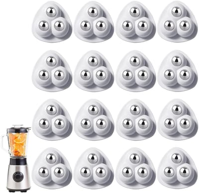 16 Stuks Meubelwielen met 360 Graden Draaiing, Zelfklevende Casters voor Meubels, Ideaal voor Bloempotten en Afvalbakken