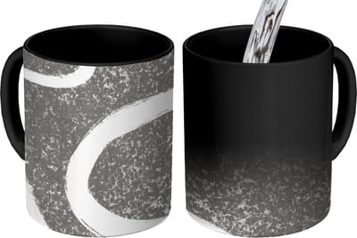 Magische Mok - Foto op Warmte Mokken - Koffiemok - Abstract - Minimalisme - Design - Magic Mok - Beker - 350 ML - Theemok