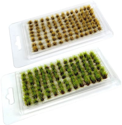 Allecto - Statische Gras Tuft - Kunstgras voor Modelspoor - Landschap Decoratie - 25 x 15 cm - Realistische Tufts - Geschikt voor Diorama's - Model...