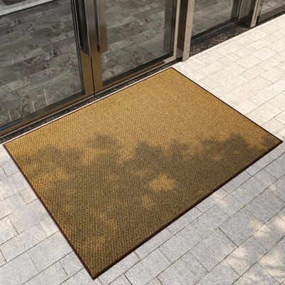 Hotel Entree Tapijt Commerciële Antislip Vloermat Entree Zand Schrapend Modder Slijtvast Deurmat Kokosmat 45*75cm beige