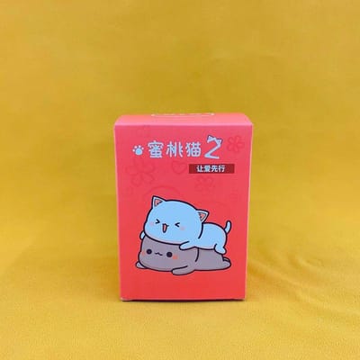 Chat Mitao 2 Saison Chanceux Pas Cher Mignon Boîte Aveugle Jouets Sac Figurine de Dessin Animé Poupée Anniversaire d'Enfant Cadeau de Noël red