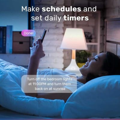Hoftronic Smart - Set van 6 Smart E27 LED filament lampen - G125 Bolvormig - Wifi & Bluetooth (Seamless connect) - 806lm - 7 Watt - Warm wit tot koud wit - Slimme LED lampen - te bedienen via alle smart assistenten