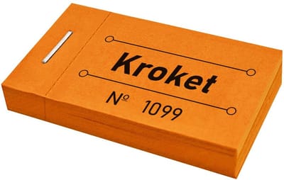 CombiCraft consumptiebonnen kroket oranje - 5 boekjes met in totaal 250 bonnen