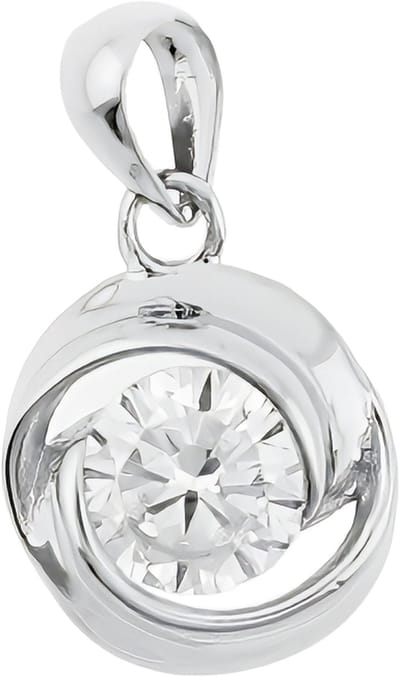 Behave – hanger – transparant – zilver – zirconia – tijdloos – elegant