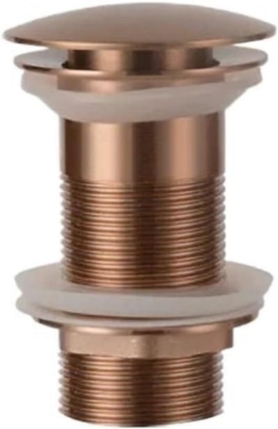 Universele Pop-up Wastafel Plug met Overloopboring in Geborsteld Rosé Goud
