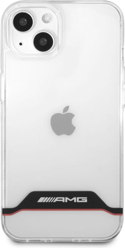 Mercedes-AMG Horizontal Red Line - Geschikt voor Apple iPhone 13 Mini (5.4") - Rood
