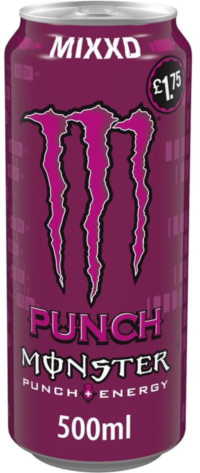 Monster Energy Punch Mixxd (12 x 0,5 Liter blik UK) /