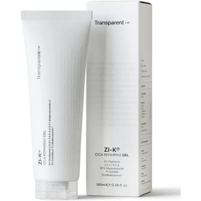 Transparent Lab ZI-K Cica Repairing Gel 100 ml - Gel régénérant à la centella asiatica