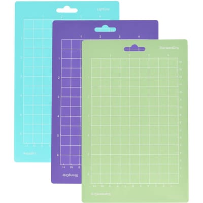 3PCS 6.5*4.5 Inch Vervangende Snijmat Zelfklevende Antislip Geroosterde Snijmatten Compatibel met 3pcs 5x4.5in purple