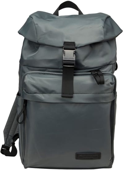 Marc O'Polo laptop rugzak rugzak met laptopvak Tian Backpack Skipping Stone grijs