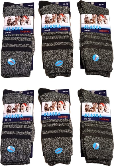 Belucci Thermosokken Alaska Extreme 6 Paar Maat 39/42