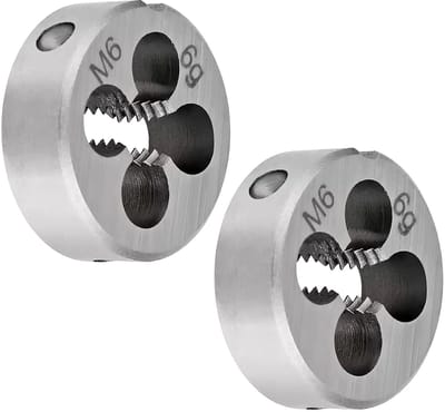 Dailygoods- Snijplaat M6x1.0mm - Ronde Snijplaat - Gelegeerd Staal