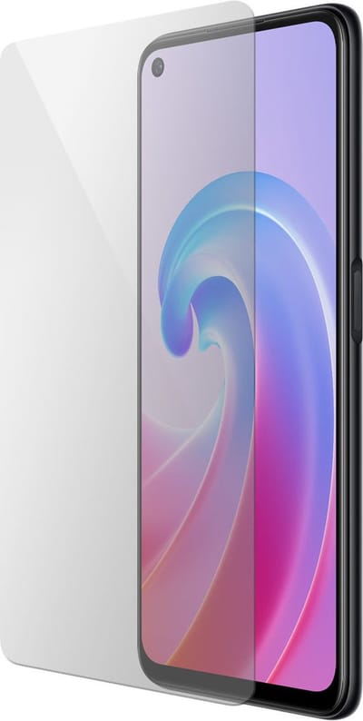Mobiparts Screenprotector geschikt voor Oppo A96 - Gehard Glas - Anti-bacterieel -