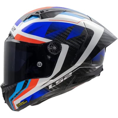 LS2 FF805 Thunder GP Aero Raute Blauw Rood 06 Integraalhelm - Helm