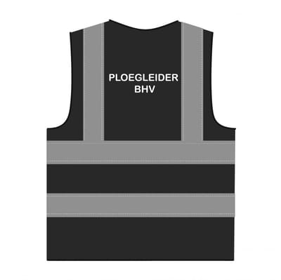 Ploegleider BHV hesje RWS zwart