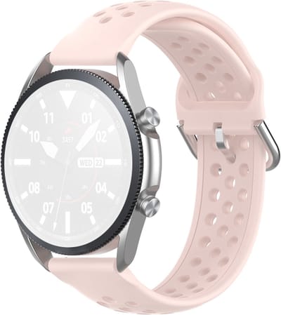 Siliconen bandje - geschikt voor Garmin Vivoactive 4 / Venu 2 / Venu 3 / Forerunner 255 / 265 - roze