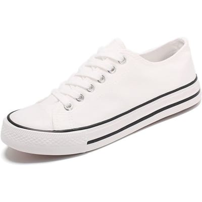 Student Canvas Schoenen Vrouwelijk Casual Koppel Heren en Dames Skateschoenen Koreaanse Stijl Ademend Kleine Witte Schoenen 39 wit