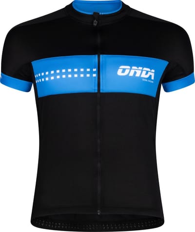 ONDA Fietsshirt korte mouw heren Zwart Blauw - Pro Minho - S