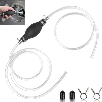 Brandstofhandpomp 10 mm met 2 meter slang