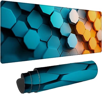 Bureauonderlegger XXL - Grote muismat - Gaming en kantoor - Antislip en waterdicht - 140x60cm - Meerkleurig