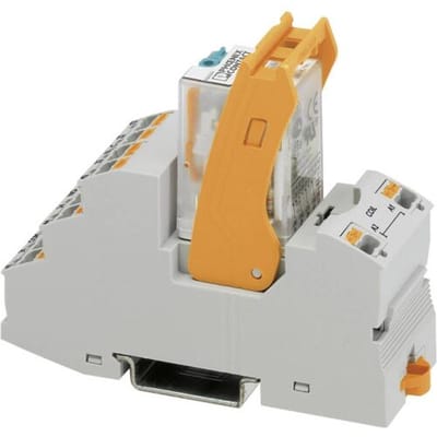 Phoenix Contact RIF-2-RPT-LDP-24DC/4X21 AU Relaismodule (modulair) Nominale spanning: 24 V/DC Schakelstroom (max.): 50 mA 4x wisselcontact 10 stuk(s)